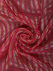Blush Pink Striped Zari Woven Design Pure Organza Saree with Designer Border