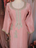 Blush Pink Zari Embroidered Design Tissue Silk Palazzo Suit with Dupatta