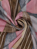 Blush Pink And Earthy Tones Abstract Printed Semi Tussar Silk Saree - Diadem
