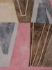 Blush Pink And Earthy Tones Abstract Printed Semi Tussar Silk Saree - Diadem