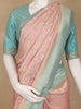 Blush Pink Floral Design Banarasi Silk Saree - Diadem