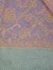 Blush Pink Floral Design Banarasi Silk Saree - Diadem