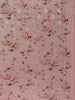 Blush Pink Floral Design Printed Chiffon Saree - Diadem