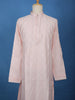 Blush Pink Thread Embroidered Kurta Set , With Pant - Diadem