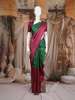 Bottle Green Butta  Design Pure Kanchipuram Silk Saree