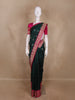 Bottle Green Butta Woven Design Pure Banarasi Saree