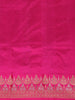 Bottle Green Butta Woven Design Pure Banarasi Saree