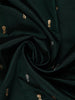 Bottle  Green Butta Woven Katan Banarasi Saree