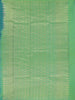 Bottle Green Floral Butta Woven Pure Kanchipuram Silk Saree