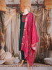 Bottle Green Floral Design Cotton Straight-Cut Salwar Suit with Floral Dupatta
