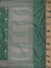 Bottle Green Floral Design Tussar Silk Saree - Diadem