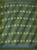 Bottle Green Floral Print Chiffon Saree