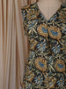 Bottle Green Floral Printed Design Cotton Straight Cut Salwar Suit
