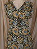 Bottle Green Floral Printed Design Cotton Straight Cut Salwar Suit