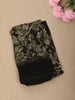 Bottle Green  Floral Printed Design Georgette Casual Wear Saree