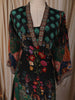 Bottle Green Floral Printed Design Synthetic Straight Cut Salwar Suit with Dupatta