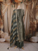 Bottle Green Floral Zari Woven Design Tissue Silk Palazzo Suit with Designer Dupatta
