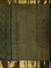Bottle Green Floral and Paisley Zari Woven Design Pure Kanchipuram Silk Saree with Zari Border