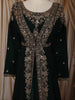 Bottle Green Floral sequins and Zardozi Embroidered Design Georgette Mastani  Gown with Dupatta