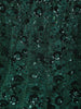 Bottle Green Heavy Sequins and Beads Embroidered Design Mermaid Net Lehenga With Dupatta