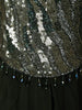 Bottle Green Heavy Sequins and Beads Embroidered Design Satin Kids Palazzo Suit with Choker  Dupatta