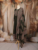 Bottle Green Kalamkari Printed Design Cotton Anarkali Salwar Suit with Matching Dupatta