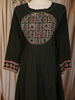 Bottle Green Kalamkari Printed Design Cotton Anarkali Salwar Suit with Matching Dupatta