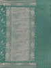 Bottle Green Leaf Woven Banarasi Silk Saree