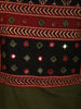 Bottle Green Mirror Embroidered Design Cotton Salwar Suit with Dupatta