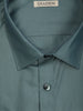 Bottle Green Plain Design Full Sleeve Cotton Shirt