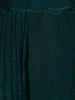 Bottle Green Sequins Design Space Silk Skirt Top with Dupatta