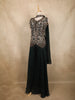 Bottle Green Sequins and Beads Embroidered Design Georgette Palazzo Suit