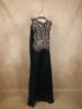 Bottle Green Sequins and Beads Embroidered Design Georgette Palazzo Suit