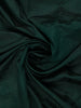 Bottle Green Solid Design Raw Silk Saree with Zari Border
