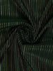 Bottle Green Stripes Zari Designed Silk Saree