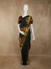 Bottle Green Temple Zari Woven Design Pure Kanchipuram Silk Saree
