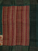 Bottle Green Traditional Woven Design Pure Tussar Saree with Animal Motif Border