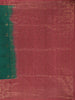 Bottle Green Floral Design Woven Soft Silk Saree - Diadem