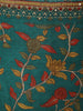 Bottle Green Floral Printed Rayon Kurti - Diadem