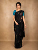 Bottle Green Peacock Zari Woven Design Pure Kanchipuram Silk Saree
