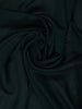Bottle Green Solid Chiffon Saree With Sequins Embellished