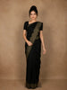 Bottle Green Solid Woven Pure Kanchipuram Silk Saree