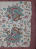 Brick Red Kalamkari Inspired Floral Printed Cotton Saree - Diadem