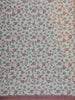 Brick Red Kalamkari Inspired Floral Printed Cotton Saree - Diadem