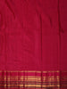 Bright Orange Floral Butta Zari Woven Design Pure Kanchipuram Silk Saree with Contrast Zari Border