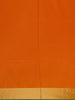 Bright Orange Woven Soft Silk Saree - Diadem