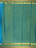 Bright Peacock Blue Striped Woven Design Kanchipuram Silk Saree with Contrast Zari Border