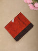 Bright Red Abstract Printed Design Crepe Casual Wear Saree
