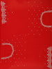 Bright Red Embroidered Georgette Saree - Diadem