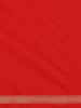 Bright Red Floral Woven Design Banarasi Saree with Zari Border